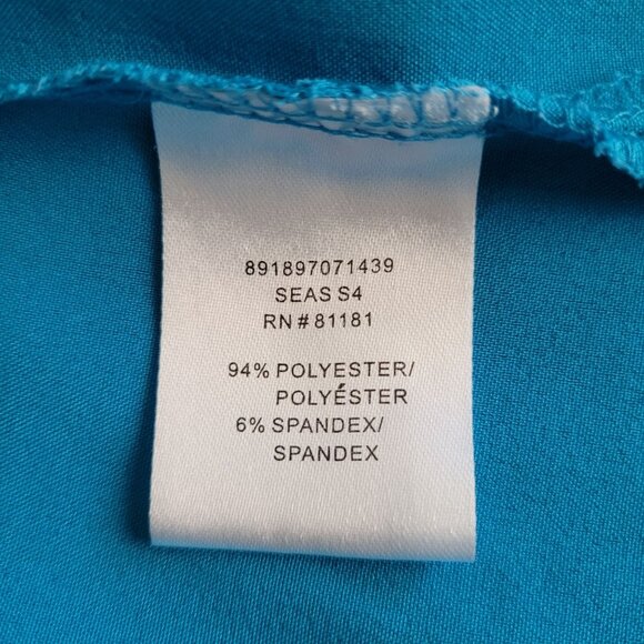 Women's Blouse Kathy Che Stretch Button Down Top14/16 W - Picture 4 of 7